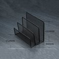 thumbnail image 2 of Three Layer Metal Wire Document File Tray Letter Book Iron Pigeonhole Magazine Holder Organizer, 2 of 6