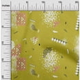 thumbnail image 2 of oneOone Cotton Poplin Lime Green Fabric Geometric Sewing Craft Projects Fabric Prints By Yard 56 Inch Wide, 2 of 4