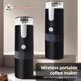thumbnail image 4 of Espresso Portable Electric Espresso Coffee Machines 6oz Single Serve Mini Coffee Maker with Cup Coffee Powder and Capsule Bin 1200mAh Rechargeable Battery Automatic Brew for, 4 of 7