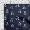 thumbnail image 1 of oneOone Cotton Silk Fabric Branch & Owl Block Print Fabric BTY 42 Inch Wide, 1 of 4