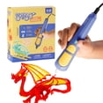 thumbnail image 1 of SCRIB3D Jr,  3D Printing Pen Set, Blue,  Includes 1 Pen, 3 Colours of BPA Free, Non-Toxic Filament, Stencil Book + Project Guide, & Power Adapter, 1 of 9