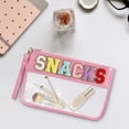 thumbnail image 4 of Snack Storage Bag | Transparent Zipper Pouch Waterproof Handheld Makeup Bag Portable Toiletry Organizer for Travel Cosmetics Snacks Toiletries Storage, 4 of 7