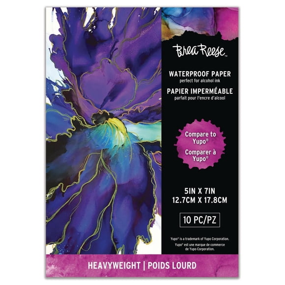 Brea Reese Waterproof Paper Sheets, 5” x 7”
