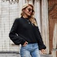 thumbnail image 1 of RKSTN Pulls pour Femmes Manches Courtes Longues Manches Larges Tricot à la Mode Pulls d'Automne, 1 of 7