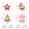 thumbnail image 4 of Clearance! Christmas Decorations Props Christmas Tree Pendants Santa Claus Bell Decoration Pendant, 4 of 4