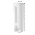 thumbnail image 4 of Boyijia Kitchen Wall-Mounted Plastic Bag Storage Holder Garbage Pouch Saver Organizer Dispenser, White, 4 of 9