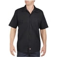 thumbnail image 1 of Dickies Mens Industrial Short Sleeve Work Shirt, XT, Black, 1 of 4