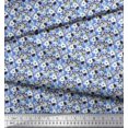thumbnail image 2 of Soimoi Polyester Crepe Fabric Floral Shirting Print Sewing Fabric Yard 52 Inch Wide, 2 of 3