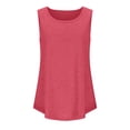 thumbnail image 4 of Timegard Camisoles pour Femmes Été Col Rond Sans Manches Blouse Confortable Tunique Décontractée à Porter avec des Leggings, 4 of 5