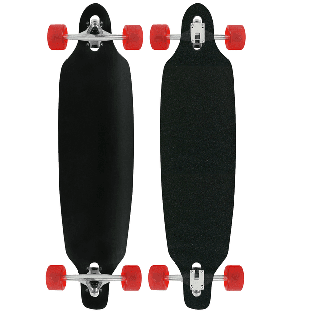 Moose Drop Through 9" x 36" Longboard Dipped Black Complete