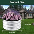 thumbnail image 3 of Royalbelle Set of 3 Primary Color Round Galvanized Raised Garden Beds, 3 of 6