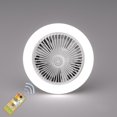 thumbnail image 4 of Ceiling Fan with Lights,E27 Ceiling Fan with Lights,Enclosed Low Profile Fan Light,Ceiling Light with Fan,Hidden Fan Delier Gimbal Lamp,Ceiling Fans with Lights, 4 of 5