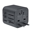 thumbnail image 2 of Mekury Innovations Travel Adapter International Plug Adapter, 4 Plug Types, Black, 2 of 6