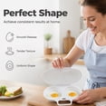 thumbnail image 1 of 4pc Microwave Egg Cooker. Grade Egg Poacher. Breakfast Making Tool For Home Dorm Office, 1 of 7