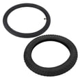 thumbnail image 2 of 16x2.4 Bike Tire, Easy To Disassemble 16x2.4 Tire Inner Tube Rubber  For Kids Bicycle, 2 of 8