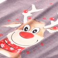 thumbnail image 4 of Pyjamas de Famille Assortis avec T-Shirt Imprimé de Cerf et Plaid, 4 of 6