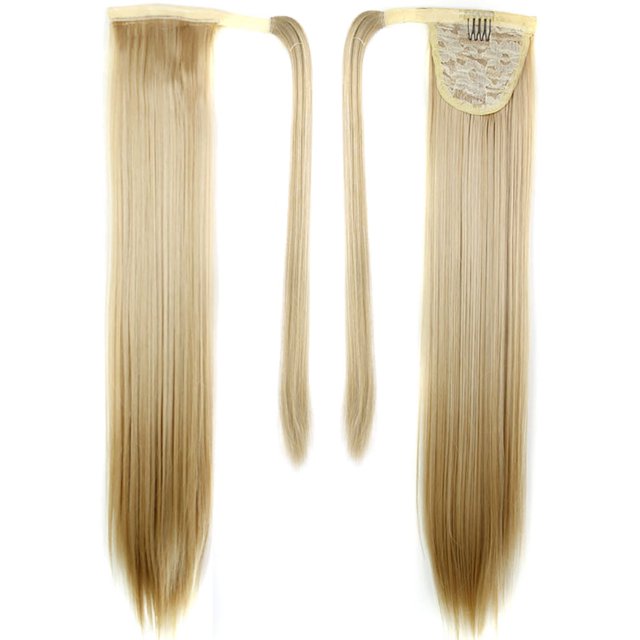 Synthetic Wig Long Straight Protective Ponytail Wig Hair Wig