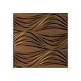 thumbnail image 1 of Fasade 12" x 12" Wall Panel Sample Oil Rubbed Bronze, 1 of 1