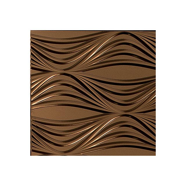 Fasade 12" x 12" Wall Panel Sample Oil Rubbed Bronze