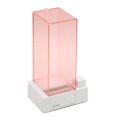 thumbnail image 1 of Automatic Cotton Pad Holder, Nonslip Bottom Pink Appearance Automatic Cotton Pad Storage Box PC Material Easy To Take Transparent  For Cotton Pad, 1 of 8