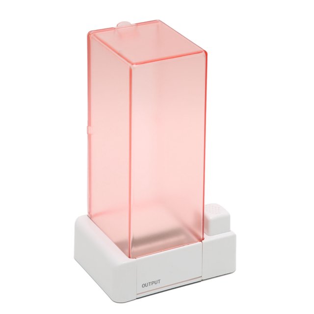Automatic Cotton Pad Holder, Nonslip Bottom Pink Appearance Automatic Cotton Pad Storage Box PC Material Easy To Take Transparent For Cotton Pad