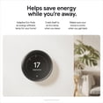 thumbnail image 2 of Google Nest | Wi-Fi Smart Learning Thermostat (4th Generation) - Polished Obsidian, 2 of 6