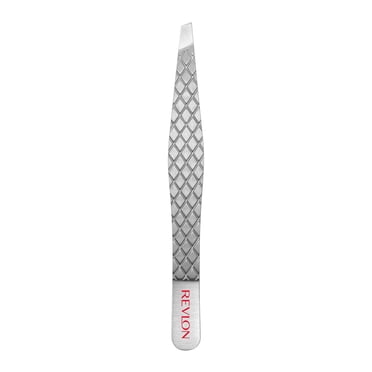 Revlon Pince à Épiler Biseautée Ultime, Pointes Ultra-Fines Finies à la Main pour une Épilation Précise, Faite avec de l'Acier Inoxydable de Haute Qualité