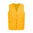 thumbnail image 1 of TOPTIE Adult Volunteer Work Vest Event Supermarket Apron Vests - Yellow, 1 of 8