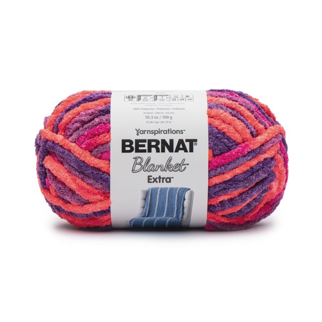 Bernat® Blanket Extra™ Yarn, Polyester #7 Jumbo, 10.5oz/300g, 97 Yards