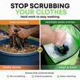 thumbnail image 4 of Dezitrek LARGE Portable Washing Machine &acirc;?? Off-Grid Laundry System, High Capacity Manual Clothes Washer with Plunger, No Power Needed, for Camping, RV, Travel, 4 of 9