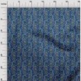 thumbnail image 2 of oneOone Polyester Lycra Fabric Leaves & Floral Block Print Sewing Fabric BTY 56 Inch Wide, 2 of 4