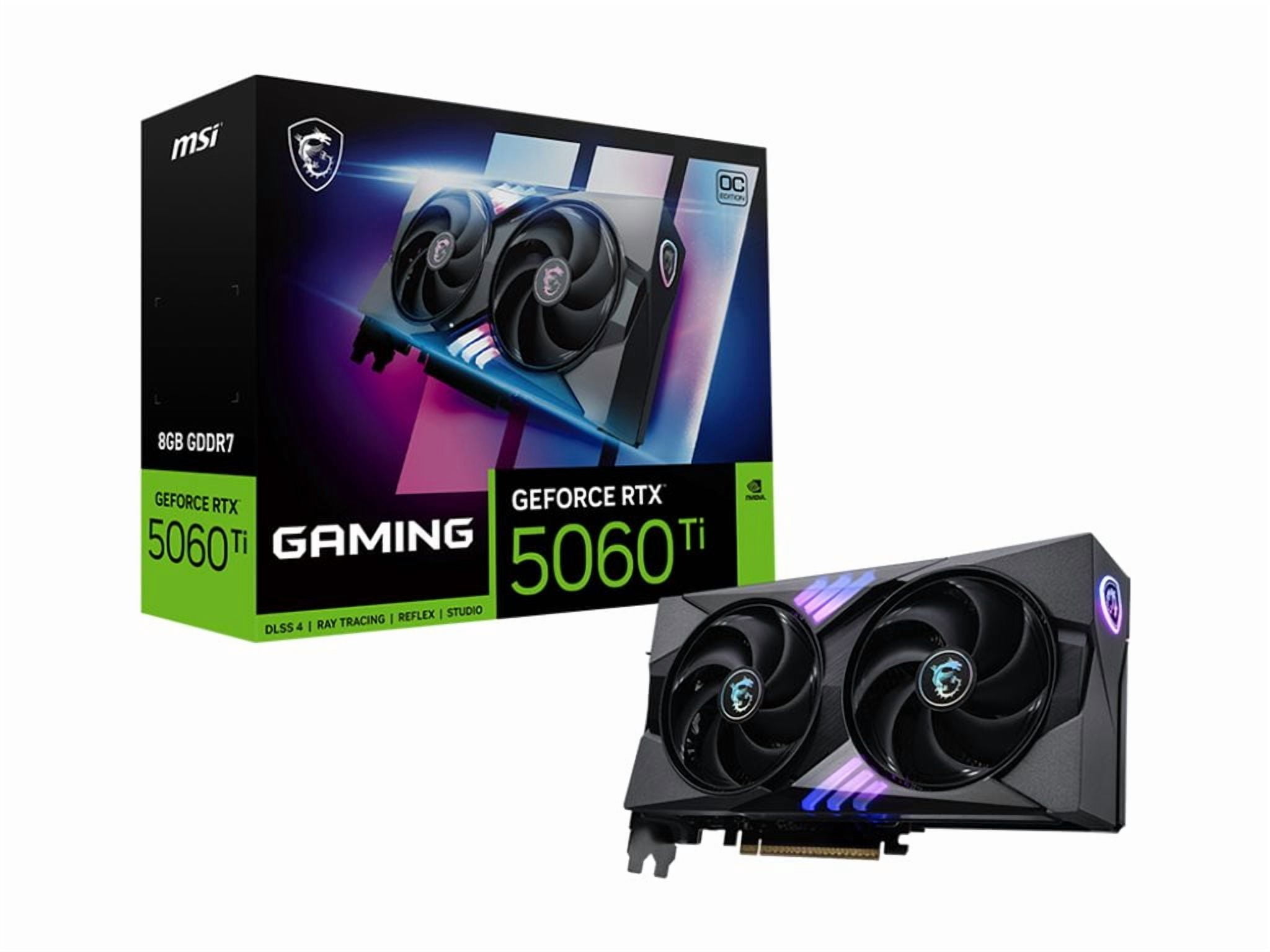 MSI Gaming GeForce RTX 5060 Ti 8GB GDDR7 PCI Express 5.0 x 16 (use