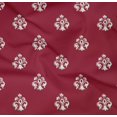 thumbnail image 4 of oneOone Organic Cotton Poplin Twill Fabric Floral Block Print Sewing Fabric BTY 42 Inch Wide, 4 of 4