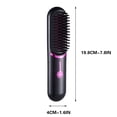 thumbnail image 3 of Hair Straightener Brush,Mini Hair Straightener Brush Portable Hair Straightener Comb with Usb Charging for Women Negative Hair Straightener Brush Scald and Auto-Off,Combs for Women, 3 of 9