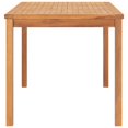 thumbnail image 2 of vidaXL Garden Dining Table 160x80x77 cm Solid Teak Wood, 2 of 5