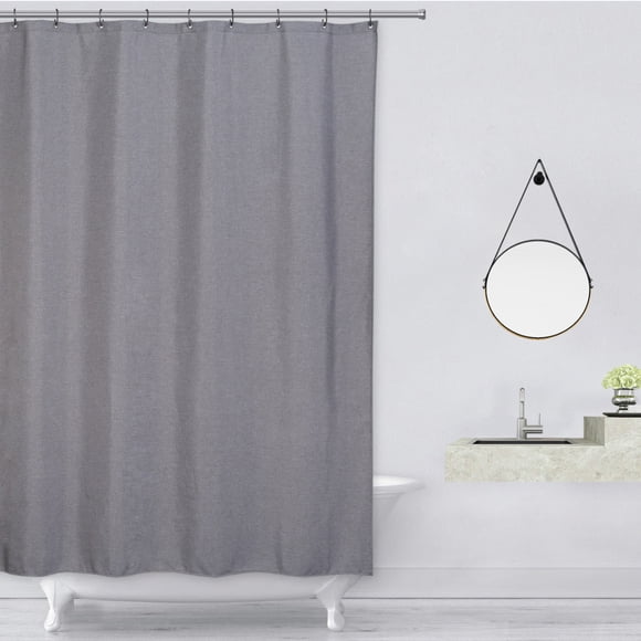 Waterproof & Fungus Resistant Shower Curtain – Durable Polyester Bath Curtain with Hooks – Easy to Clean, Multiple Sizes & Colors – Ideal for Bathroom Showers & Bathtubs