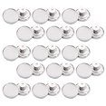 thumbnail image 4 of 1 Ensemble 48 Pcs Boutons de Jeans Sans Couture Réglables Détachables en Métal (Argent), 4 of 8