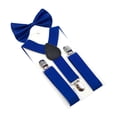 thumbnail image 2 of lionlar Kids Suspenders Bow Adjustable Y Back Brace for Wedding Dance Costume Blue, 2 of 9