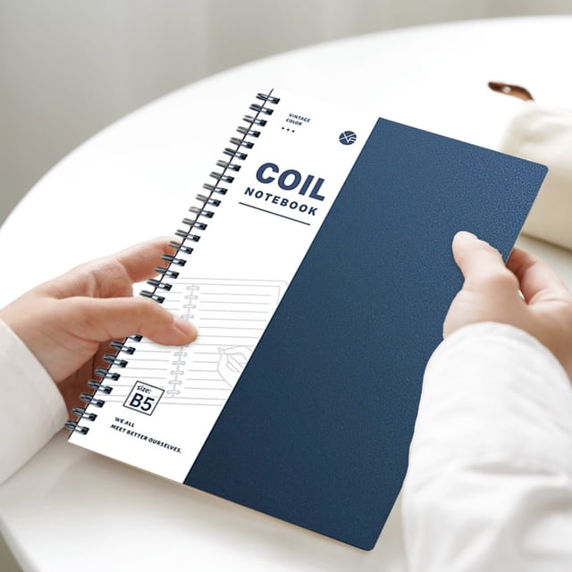 Fwttom Paper Coil Notebook, B5 Notebook High Value Student Thick Note Making Notebook Flip Coil Notebook
