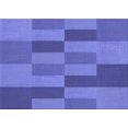 thumbnail image 1 of Ahgly Company Machine Washable Indoor Rectangle Transitional Blue Area Rugs, 4' x 6', 1 of 7