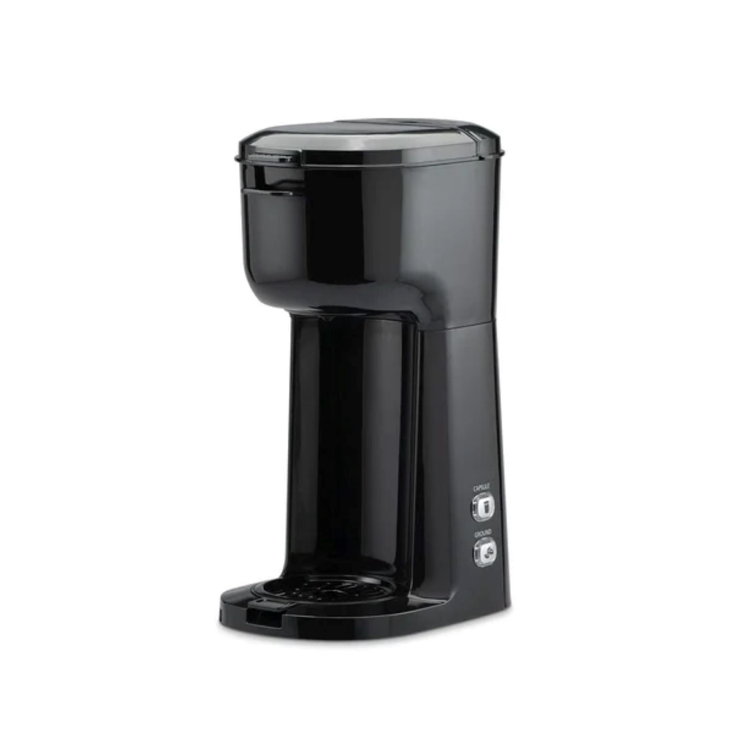 Refurbished Mainstays MS-202389CN Single Serve Coffee Maker, Black, Dual Brew, Ground Coffee or K-Cup Compatible