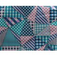 thumbnail image 5 of oneOone Tissu Georgette Viscose Bleu Sarcelle Patchwork Matériel de Robe Tissu Imprimé Tissu au Mètre 42 Pouces de Large, 5 of 5
