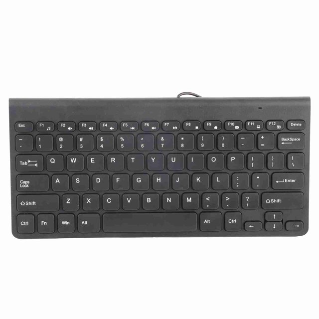 Ensemble Clavier Souris Filaire USB Ultra Fin, Ensemble Souris Optique USB pour PC Portable, Plug and Play