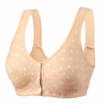 IROINNID Savings Full Coverage Bra for Women Plus Size Push Up Comfortable Lace Breathable Bra Underwear No Rims,Beige