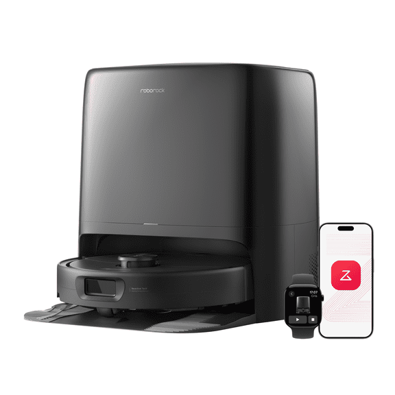 New! Roborock Qrevo 2 ProX Robot Vacuum & Mop, 25,000 Pa HyperForce Suction, All-in-1 Dock & 75℃ Mop Washing, Smart Navigation, Pet & Carpet Vacuum