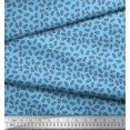 thumbnail image 3 of Soimoi Blue Velvet Fabric Berries Fruits Printed Fabric 1 Yard 58 Inch Wide, 3 of 3
