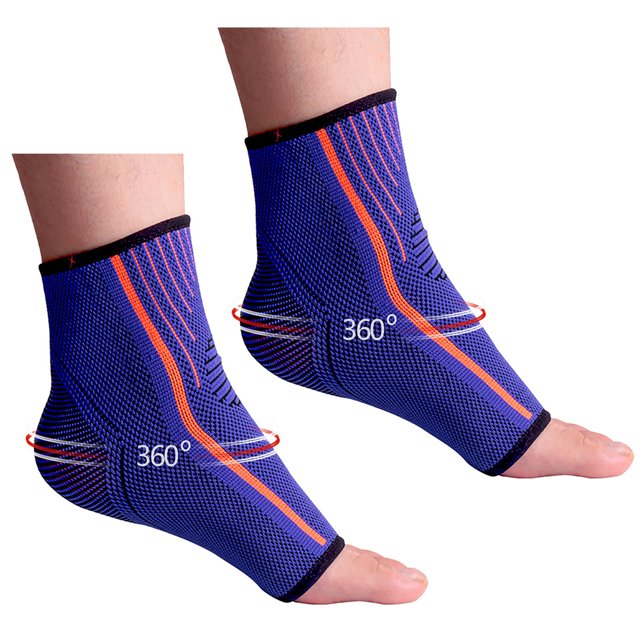 Bangcool Ankle Brace Breathable Knitting Ankle Sleeve Compression Support Sleeve