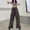 ZB-Gray, variant on Frostluinai Womens Parachute Pants Wide Leg Baggy Pants Y2K Elastic Waist Jogger Sweatpants Drawstring Bottom Track Pants Streetwear