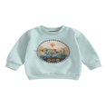 thumbnail image 1 of Toddler Boy‘s Long Sleeve Western Sweatshirt with Cattle Print for Fall, 1 of 9
