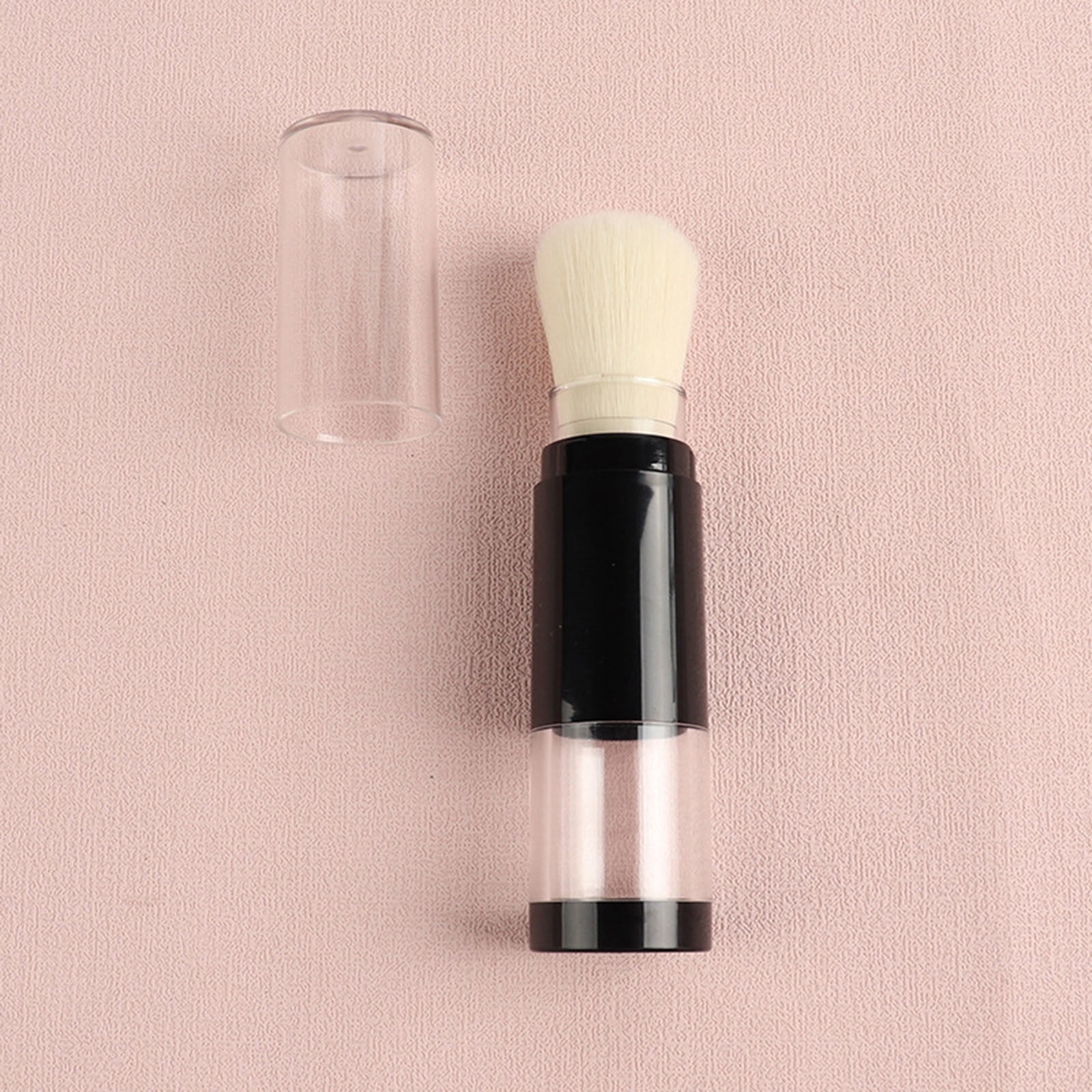 EGNMCR Makeup Brushes Retractable Blush Brush With Refillable Powder Jar For Color Highlight Contours Blush Powder Cosmetics makeup brush